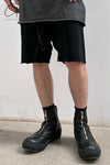 isaac sellam calfskin shorts INTUITIF-JERSEY